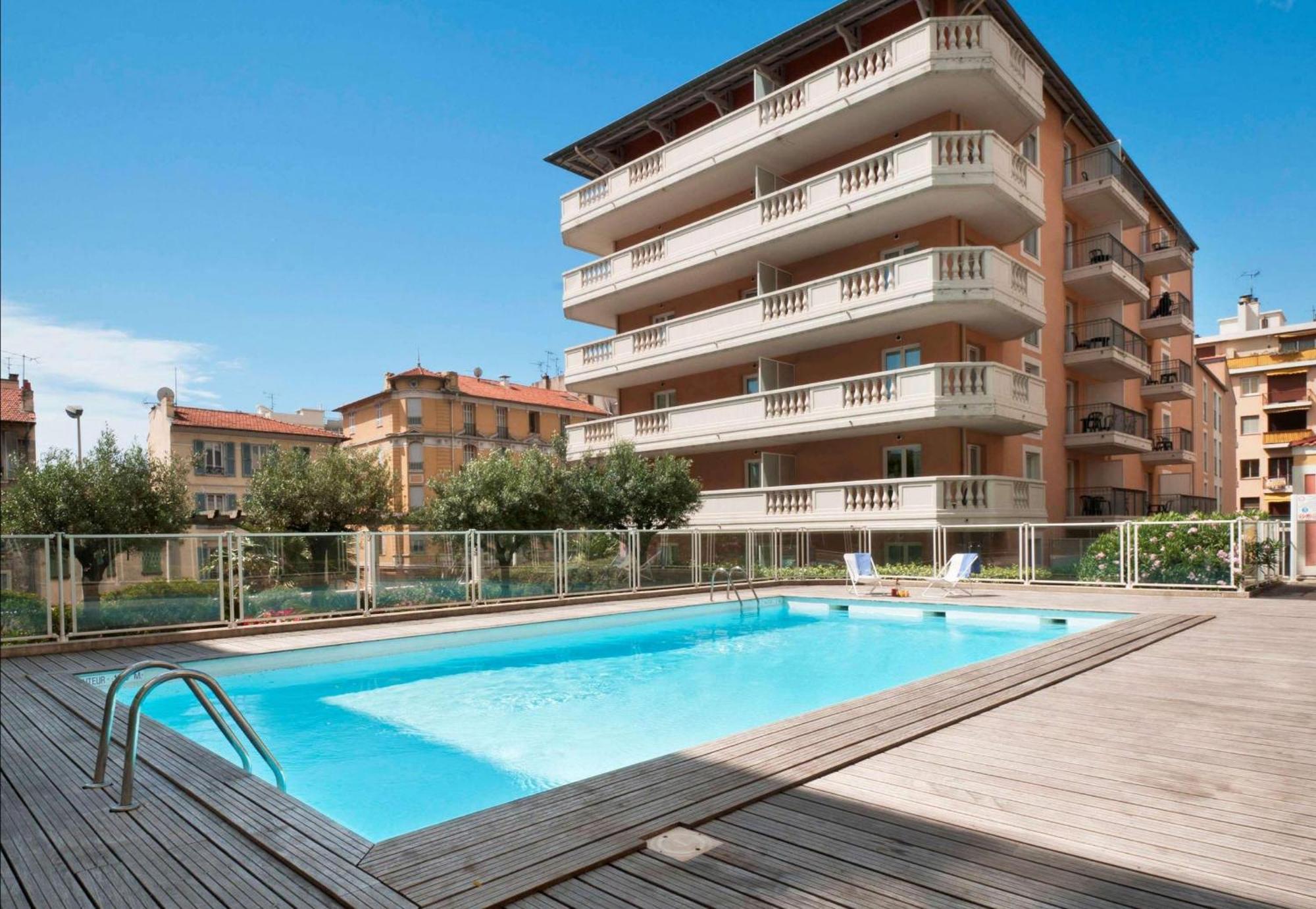 Domes Seaside Residence Piscine, Free Parking, Airport Tramway Nice Buitenkant foto